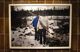 Foto: Thomas Härdelin. Utställning Sápmi – Sameland, fotograf Izabelle Nordfjell